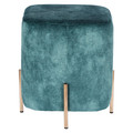 Pouffe Izbit Velvet, blue