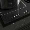 TÄCKNAN Ind hob/int extractor w recirc kit, IKEA 500/black
