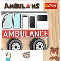 Trefl Wooden Ambulance 12m+