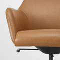 LÅNGFJÄLL/TOSSBERG Conference chair, Grann light brown/black