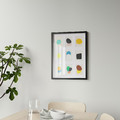 RÖDALM Frame for 9 picture, black, 46x61 cm