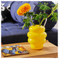 KÄLLARHALS Vase, yellow, 22 cm
