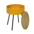 Side Table Bedside Table Eugenie, mustard