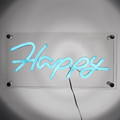 Neon LED Lamp Happy