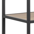 Shelving Unit Seaford XIV, oak/black