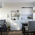 HAVSTA Chest of 3 drawers, white, 81x47x89 cm