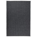 MORUM Rug flatwoven, in/outdoor, dark grey, 160x230 cm