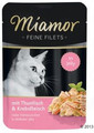 Miamor Cat Food Miamor Fine Fillets in Jelly Tuna and Crab 100g