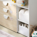 SMÅSTAD Changing table, white birch, with 3 drawers, 90x79x100 cm