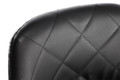 Bar Stool, faux leather, black/chrome