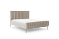 Upholstered Bed Nicole 140x200, Velutto 2/gold legs