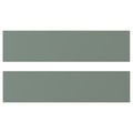 NICKEBO Drawer front, matt grey-green, 40x10 cm