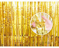 Fringe Door Curtain 90x240cm, gold
