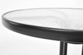 Elegant Outdoor Table with 2 Chairs, Duo 80 cm, grey