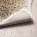 BULLERSKYDD Rug, beige/brown, 70x90 cm