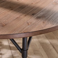 GRÖTÅN/GRÖTÅN Table and 2 chairs, pine brown stained/Tibbleby dark beige, 80 cm