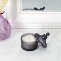 Scent Candle in Glass Bohemian, grey