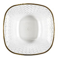 Serving Bowl Mirage 25.6cm, gold ring, plastic