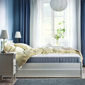 VESTERÖY Pocket sprung mattress, medium firm/light blue, 120x200 cm