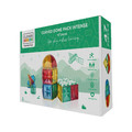 Cleverclixx Magnetic Tiles Curved Dome Pack Intense 47 pieces, 3+