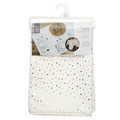 Tablecloth Star Dore 140x250cm, white/gold