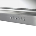 OMNEJD Ceiling-mounted extractor hood, stainless steel, 90 cm