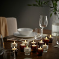SKATGÅS LED tealight kit, with charging tray white