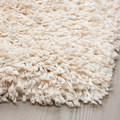 VOLLERSLEV Rug, high pile, white, 160x230 cm