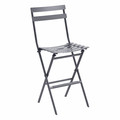 Folding Bar Stool Chair Greensboro, graphite