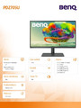 BenQ 27" Monitor LED 5ms QHD IPS HDMI DP USB PD2705U