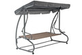 Large Garden Swing Seat Bed 2in1, grey