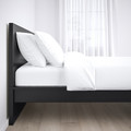 MALM Bed frame, high, black-brown, Luröy, 160x200 cm