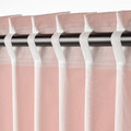 MOALISA Curtains, 1 pair, pale pink, pink, 145x300 cm