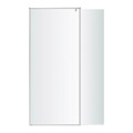GoodHome Walk-in Shower Ezili 80 + 38 cm, chrome/transparent