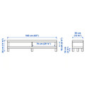 LACK TV bench, white, 160x35x36 cm