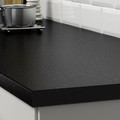 SÄLJAN Worktop, black mineral effect, laminate, 246x3.8 cm