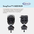 Graco SnugTurn i-Size R129 Rotating ISOFIX Base, Black
