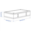 SKUBB Storage case, dark grey, 90x53x19 cm