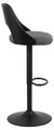 Bar Stool Lucy, grey/black