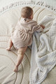 Elodie Details Crincled Blanket - Vanilla White