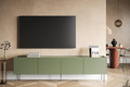 Four-Door TV Cabinet with Drawers Desin 220, olive/nagano oak