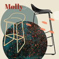 Bar Stool Molly High, black