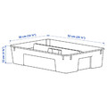 SAMLA Insert for box, transparent, 52x36x12 cm/45/65 l