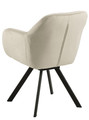 Upholstered Chair Lola, auto return, velvet, sand