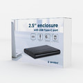 Gembird Enclosure for HDD/SSD 2.5" USB 3.1, black