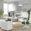 MITTZON Desk, white, 140x80 cm
