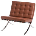 Chair BA1, leather, light brown