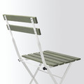 TÄRNÖ Table+2 chairs, outdoor, white/green