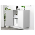 EKET Wall-mounted shelving unit, white, 70x35x70 cm