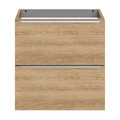 Goodhome Wall-mounted Basin Cabinet Imandra Slim 60cm, oak